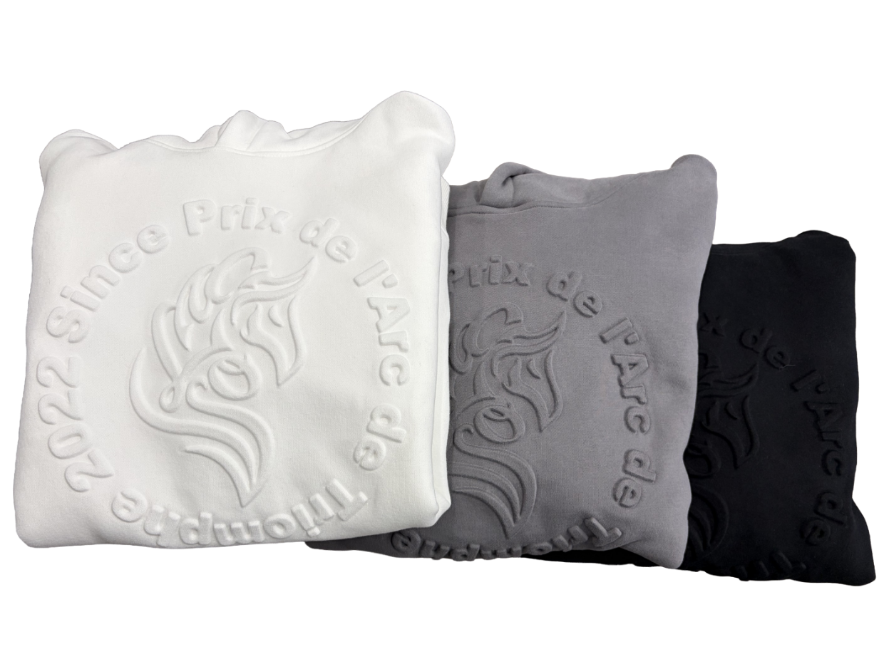 NEW【CAVALEIROS.】3Dロゴグラフィック厚手パーカー Gray