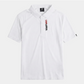 NEW【CAVALEIROS.】バーティカルロゴ シルキータッチポロ White