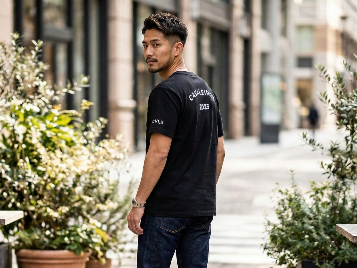 【CAVALEIROS.】CVLS  Birth T-shirt Black