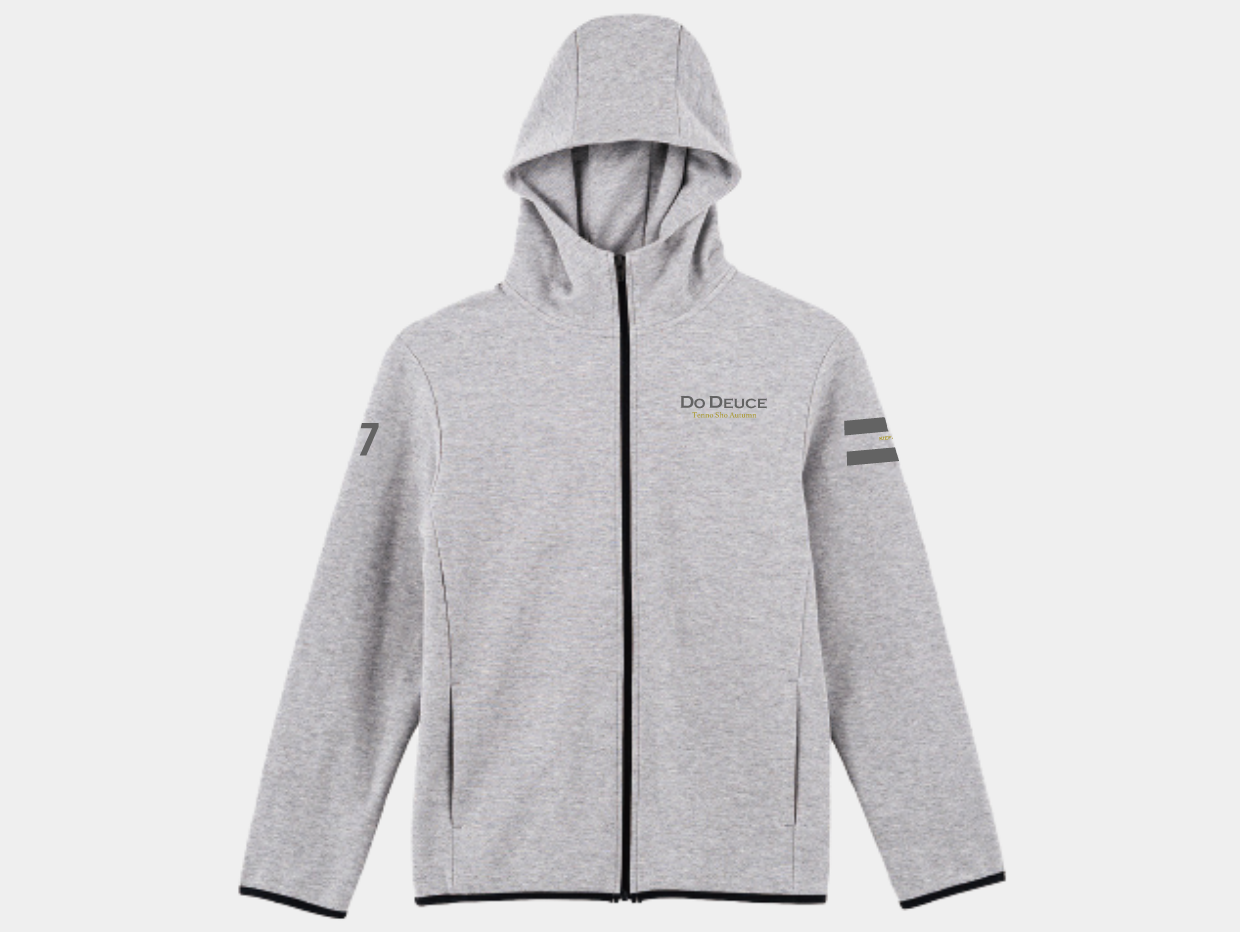 【DO DEUCE】KIFFERS 公式 ドウデュース！天皇賞・秋 G1 優勝ジョッキーパーカー (DO DEUCE Official G1 Jockey`s Hoodie " TENNO SHO AUTUMN "Version 2024) Gray