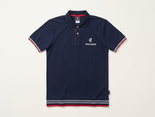 【CAVALEIROS】 カバレイロス ポロシャツ ネイビー POLO SHIRTS （Navy）