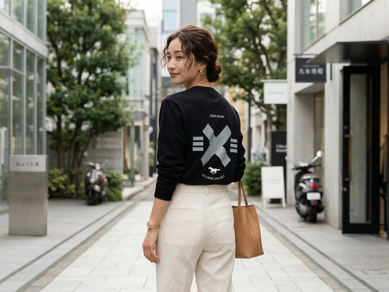 【ディープボンド】ロング T-シャツ DEEPBOND LONG T  2023 大久保厩舎公式 勝負服バージョン  Black/Silver