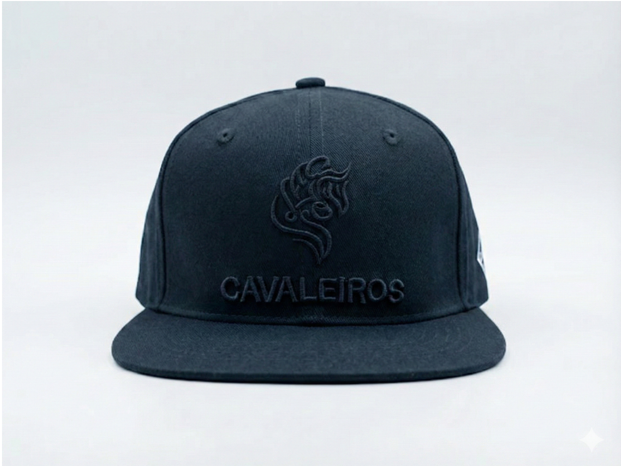 【勝利の女神キャップ】CAVALEIROS.ORIGINAL シグネチャー・キャップ / Black all logo