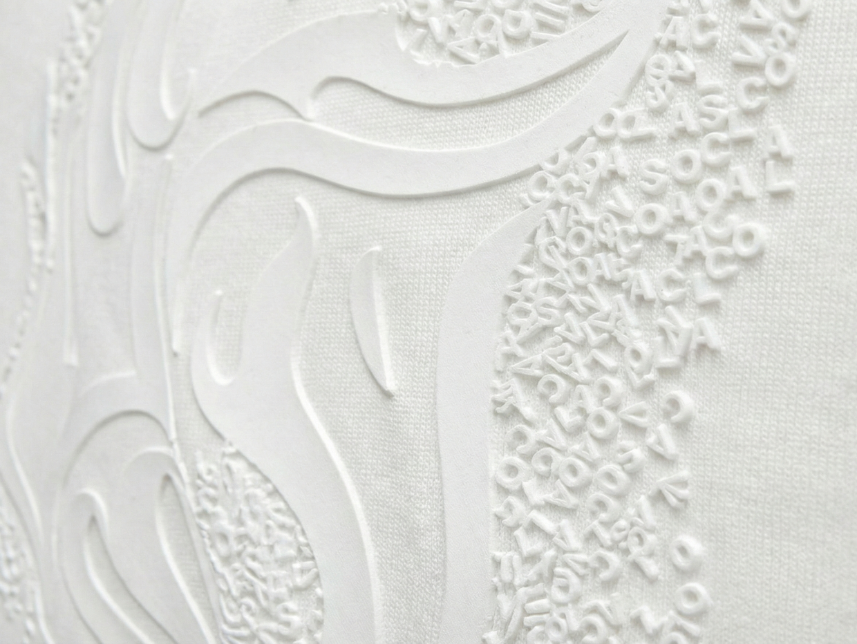 【CAVALEIROS.】エリート3Dエンブレム Tシャツ White