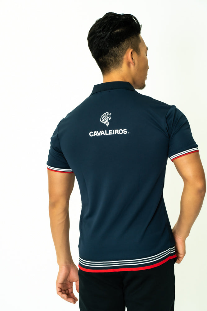 【CAVALEIROS】 カバレイロス ポロシャツ ネイビー POLO SHIRTS （Navy）