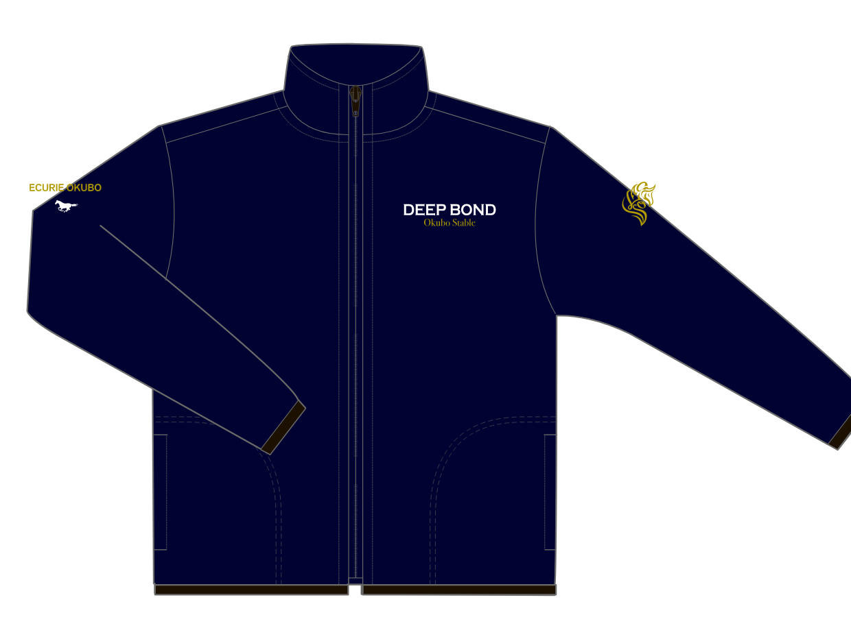 NEW【ディープボンド】DEEP BOND ジョッキーズジャケット 2024 幸英明騎手仕様 大久保厩舎 宝塚記念 バージョン Navy / Gold