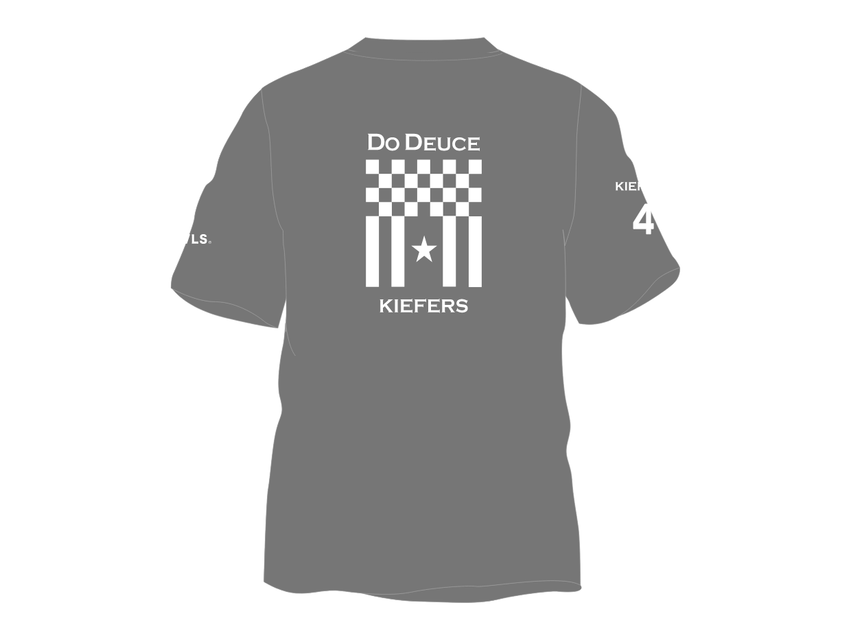 【ドウデュース】キーファーズ公式 Do Deuce-Tシャツ2024 "宝塚記念" Limited Version!  Gray/White