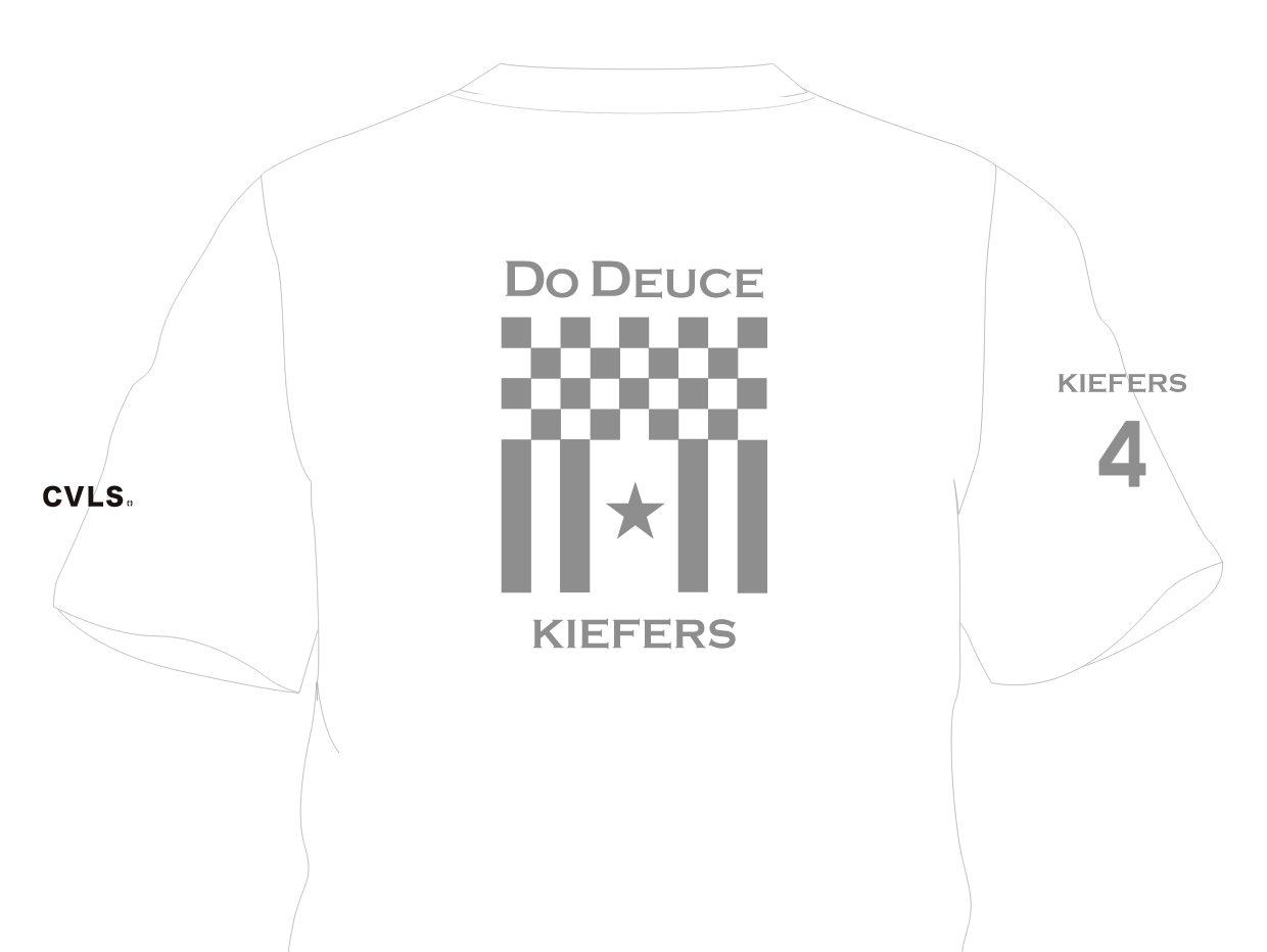 【ドウデュース】キーファーズ公式 Do Deuce-Tシャツ2024 "宝塚記念" Limited Version!  White/Gray