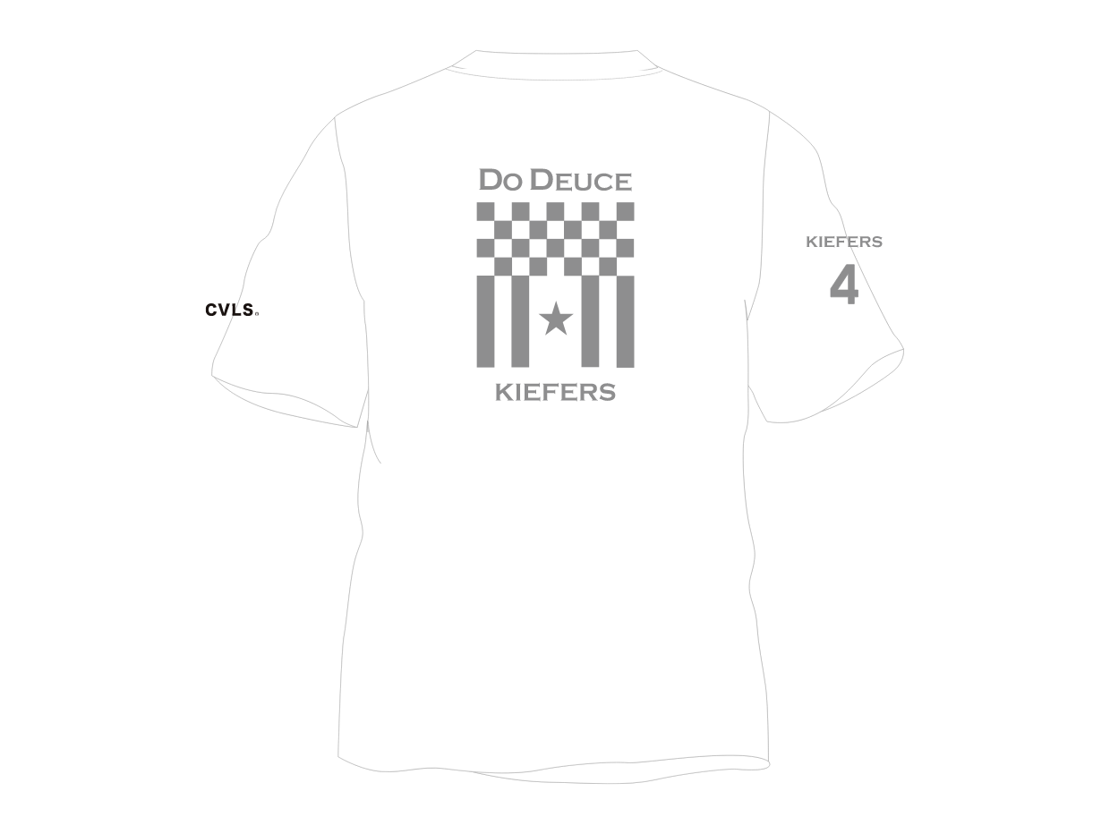 【ドウデュース】キーファーズ公式 Do Deuce-Tシャツ2024 "宝塚記念" Limited Version!  White/Gray