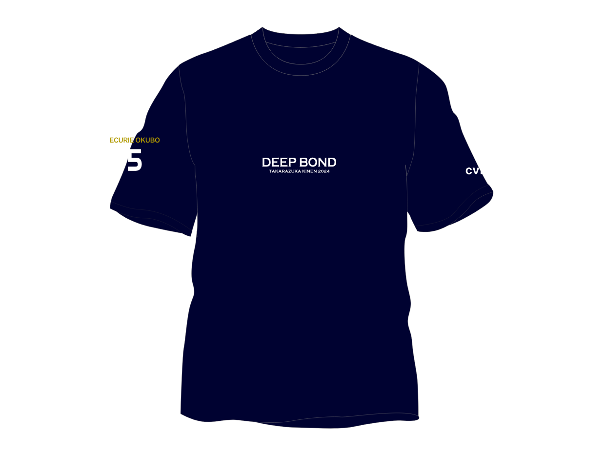 【ディープボンド】 DEEP BOND 公式 大久保厩舎 宝塚記念2024 バージョン Navy/Gold