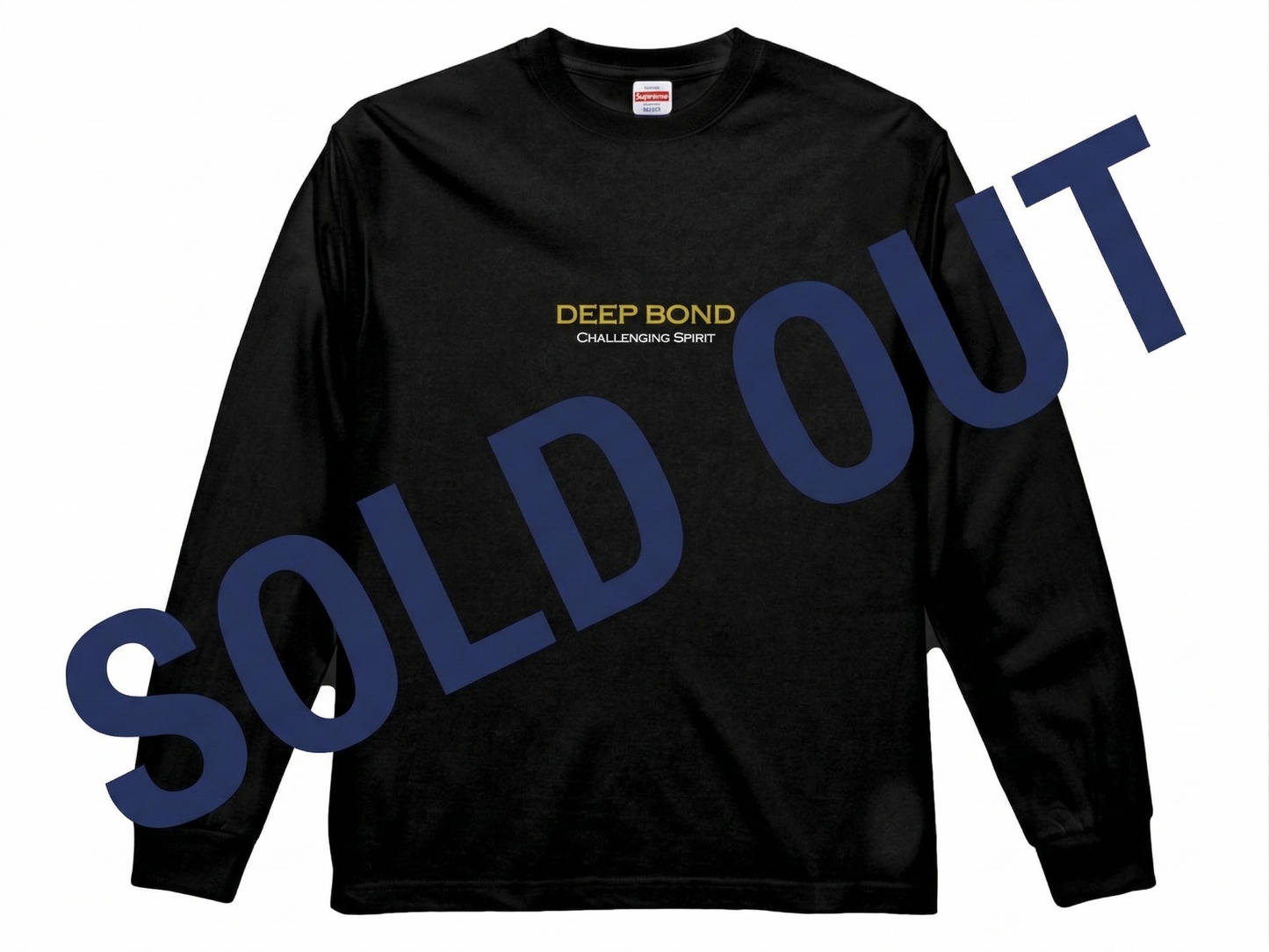 【ディープボンド】ロング Tシャツ 有馬記念  大久保厩舎バージョンゴールド＆黒（DEEP BOND GRAND PRIX LONG T (Black/Gold)