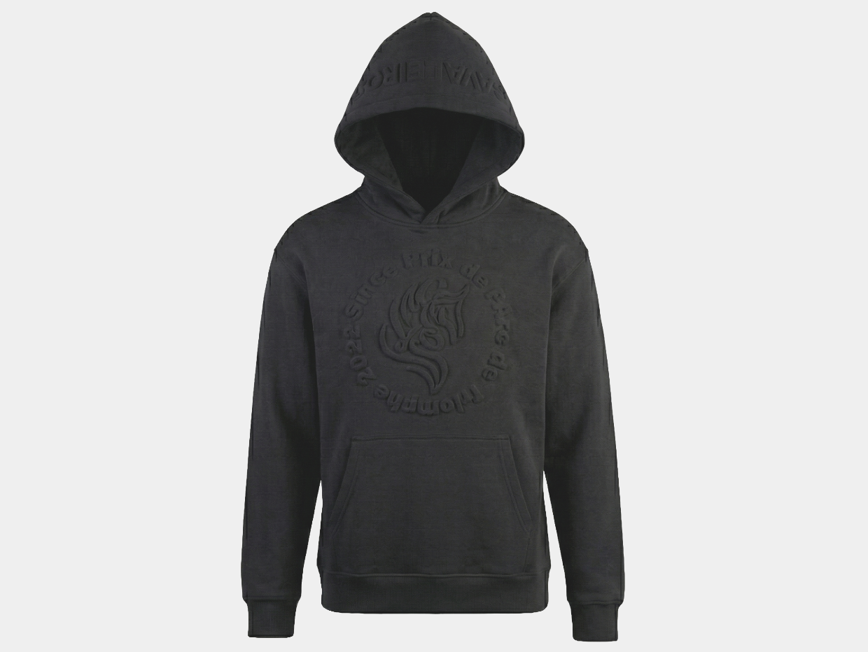 NEW【CAVALEIROS.】3Dロゴグラフィック厚手パーカー Black