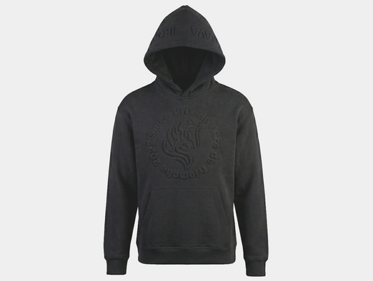 NEW【CAVALEIROS.】3Dロゴグラフィック厚手パーカー Black