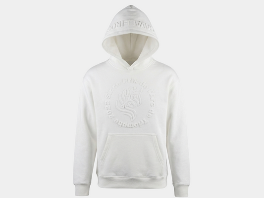 NEW【CAVALEIROS.】3Dロゴグラフィック厚手パーカー White