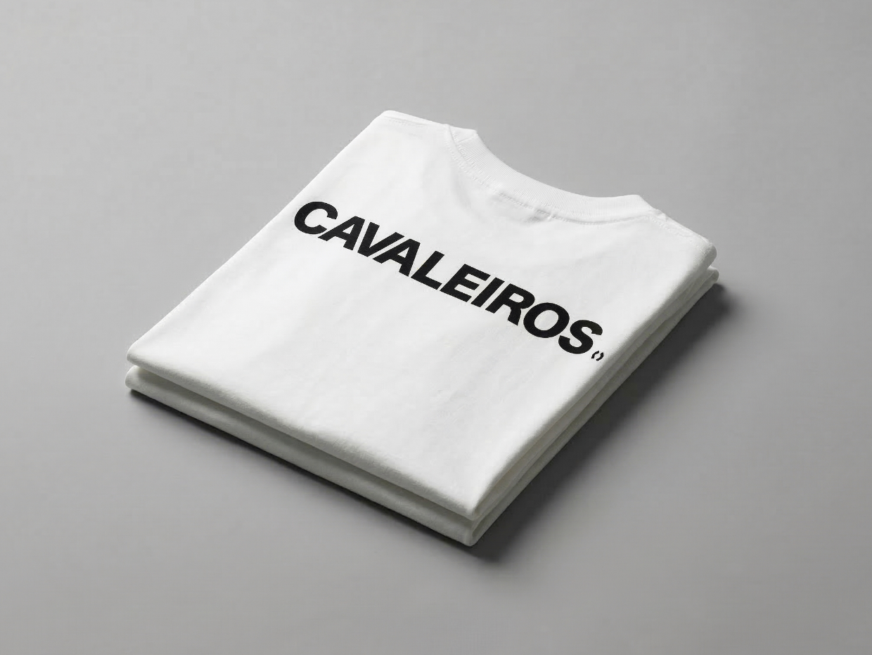 【CAVALEIROS.】CVLS. Simple T-shirt White