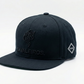 【勝利の女神キャップ】CAVALEIROS.ORIGINAL シグネチャー・キャップ / Black all logo