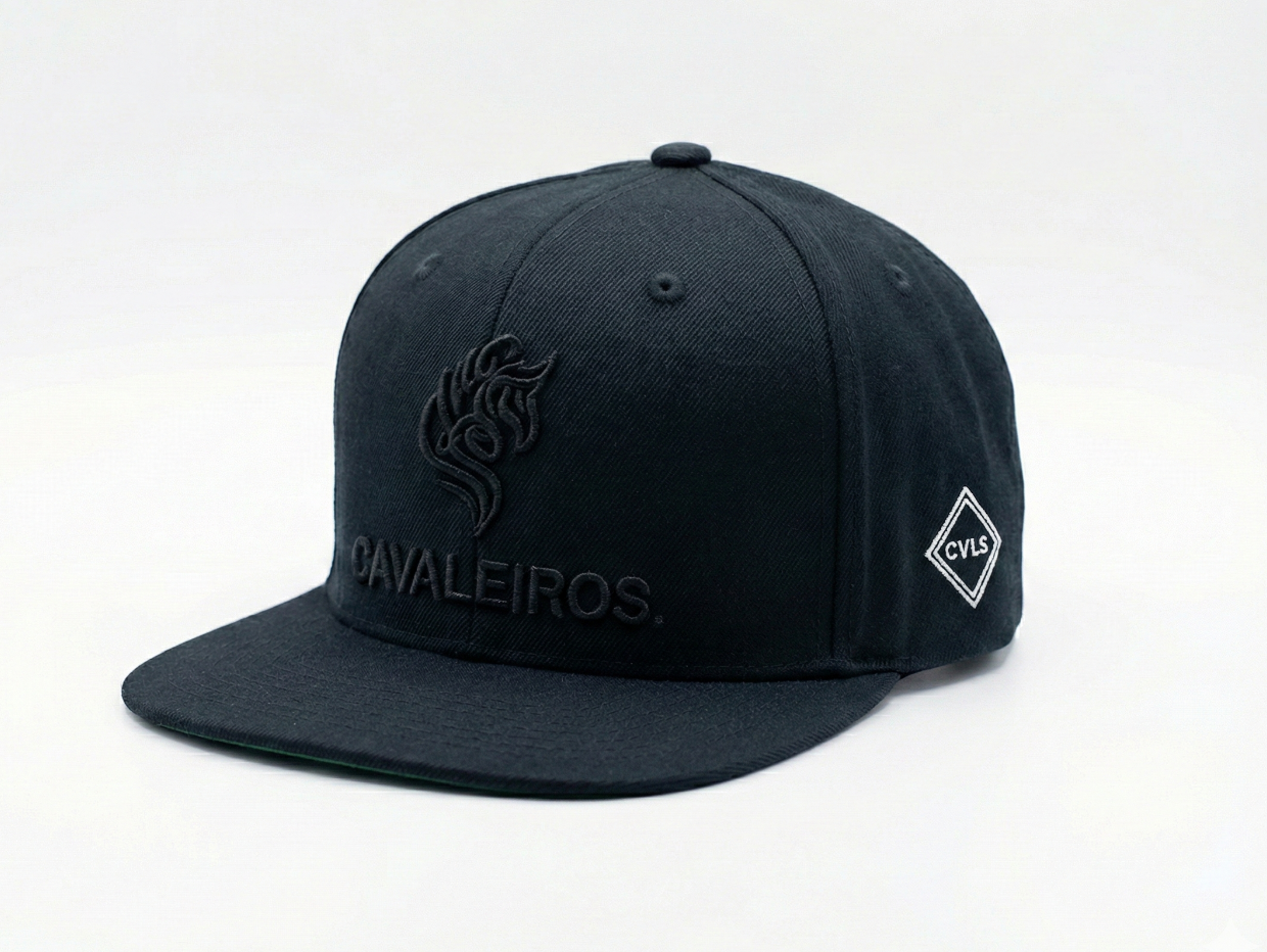 【勝利の女神キャップ】CAVALEIROS.ORIGINAL シグネチャー・キャップ / Black all logo