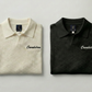 NEW【CAVALEIROS.】シグネチャーロゴ・ニットポロ White