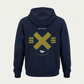 【ディープボンド】DEEPBOND Jockey`s スウェットパーカー PULLOVER HOODIE 2023 勝負服バージョン Navy/Gold