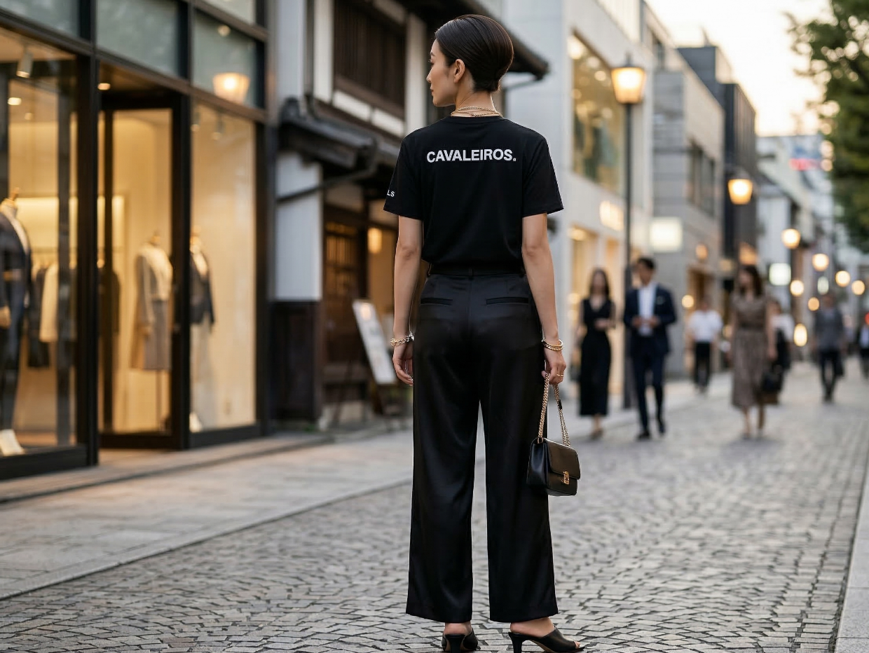 【CAVALEIROS.】CVLS. Simple T-shirt Black