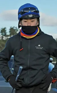 【France Galop】 フランスギャロ公式  JOCKEY Hoodie Black ジョッキーパーカー