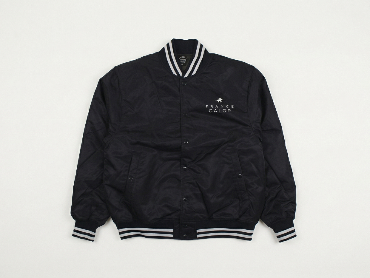 【France Galop】フランスギャロ公式 スタジアムジャケット （FRANCE GALOP STADIUM JACKET Black）