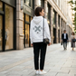 【ディープボンド】DEEPBOND Jockey`s スウェットパーカー PULLOVER HOODIE 2023 勝負服バージョン White/Silver