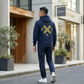 【ディープボンド】DEEPBOND Jockey`s スウェットパーカー PULLOVER HOODIE 2023 勝負服バージョン Navy/Gold