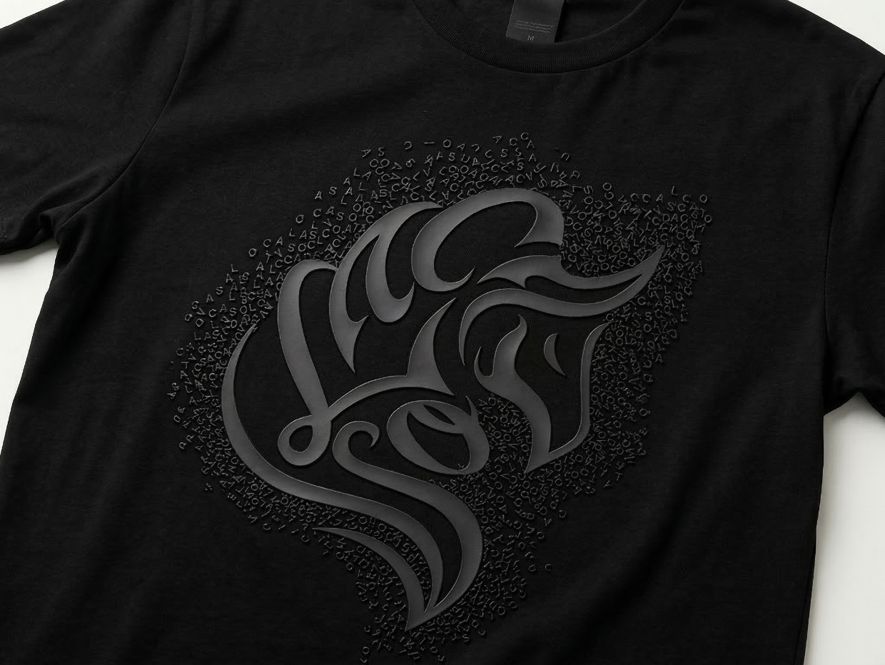 【CAVALEIROS.】エリート3Dエンブレム Tシャツ Black