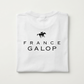 【France Galop】フランスギャロ 公式 Tシャツ (France Galop T-Shirts White)