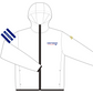 NEW【ディープボンド】DEEP BOND Jockey's hoodie 2024 大久保厩舎version White/Blue