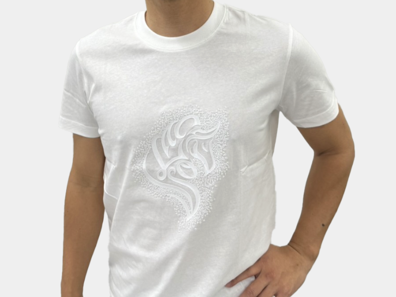 CAVALEIROS. エリート3Dエンブレム Tシャツ White