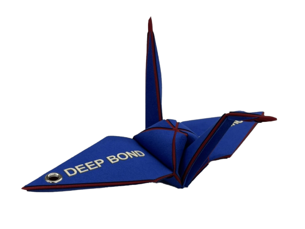 【L'hippodrome de Paris Longchamp Limited】Deep Bond + CAVALEIROS - Official Prayer for Victory - Paper Crane (Blue)