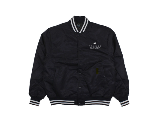 【France Galop】フランスギャロ公式 スタジアムジャケット （FRANCE GALOP STADIUM JACKET Black）