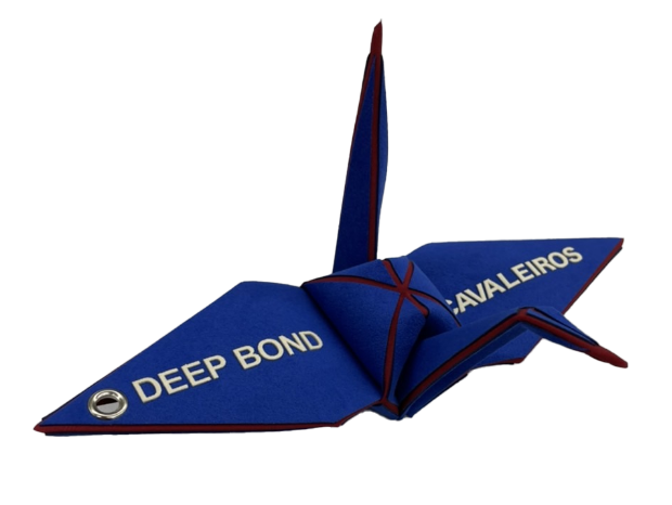 【L'hippodrome de Paris Longchamp Limited】Deep Bond + CAVALEIROS - Official Prayer for Victory - Paper Crane (Blue)