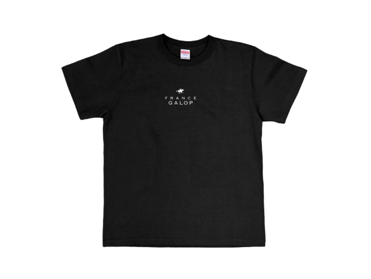 【France Galop】フランスギャロ 公式 Tシャツ (France Galop T-Shirts Black)