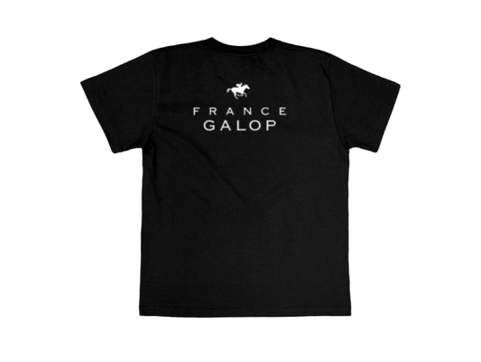 【France Galop】フランスギャロ 公式 Tシャツ (France Galop T-Shirts Black)
