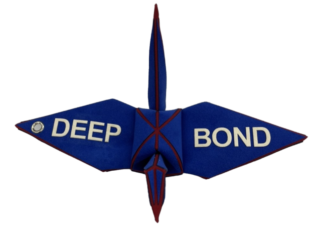 【L'hippodrome de Paris Longchamp Limited】Deep Bond Triumph of the Arc - Official Prayer for Victory - Paper Cranes (Blue)