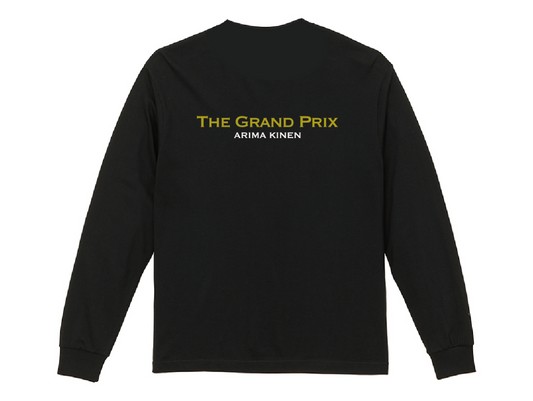 NEW【ディープボンド】ロング Tシャツ 有馬記念  大久保厩舎バージョンゴールド＆黒（DEEP BOND GRAND PRIX LONG T (Black/Gold)