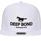 【ディープボンド】DEEPBOND Challenging Spirit Version 2022公式 3D刺繍加工CAP（White）