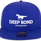 【ディープボンド】DEEPBOND Challenging Spirit Version 2022公式 3D刺繍加工CAP（Royal Blue）