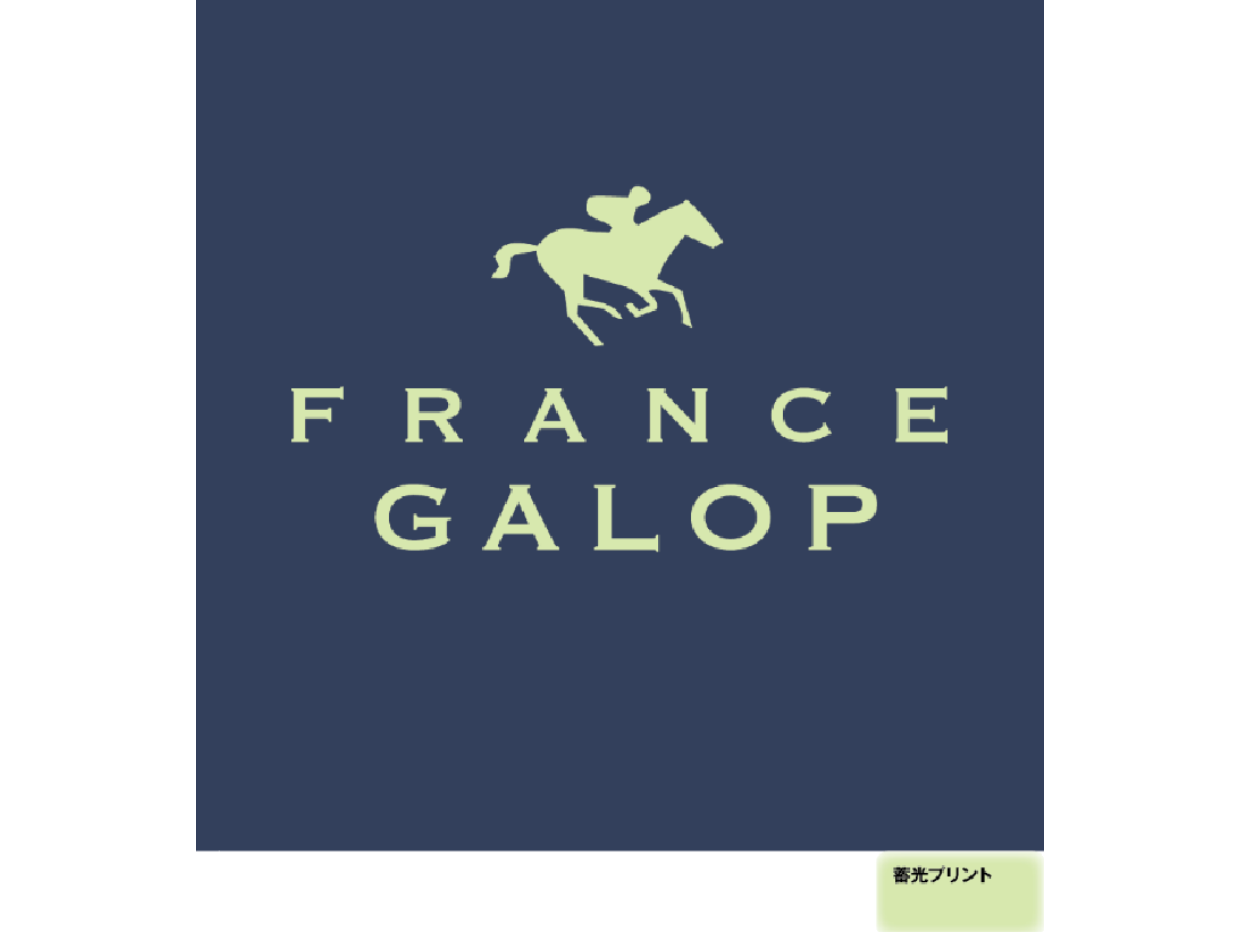 【France Galop】デニム製 ルミナスジョッキーパーカー  France Galop Jockeys Denim Hoodie Luminous Version