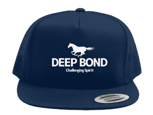【Limited Quantity】DEEP BOND ”Challenging Spirit" Version Mesh CAP (Navy)