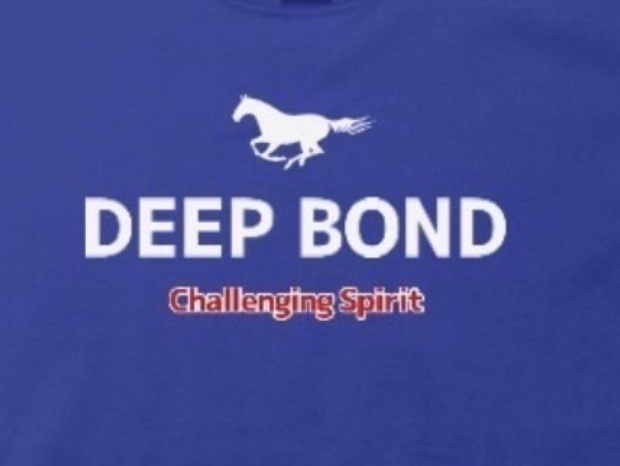 【ディープボンド】凱旋門賞公式 DEEPBOND 絆” Version 2022 スタッフ Tシャツ（RoyalBlue）